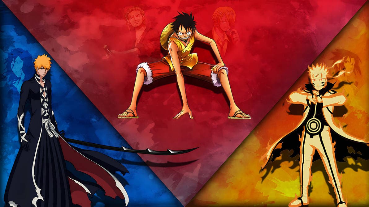 Los Tres Grandes y su Legado: Cómo Naruto, Bleach y One Piece Inspiraron a la Nueva Generación del Shounen